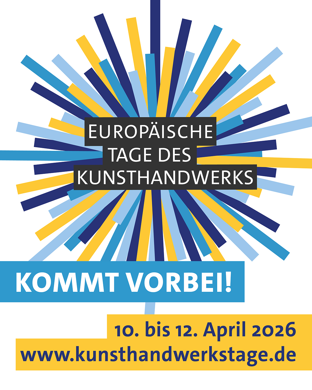 Europäische Tage des Kunsthandwerks - Plakat